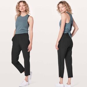 Lululemon Every Moment Pant Black Women's Size 8‎ Athleisure Comfy
